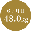 6ヶ月目:48.0kg